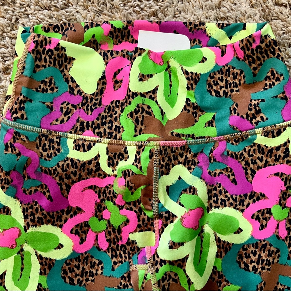 Fabletics Define Powerhold high-waisted 7/8 Legging in Tropical Oasis - NWT - SM - Picture 5 of 11